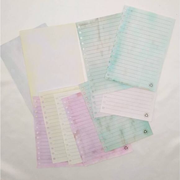 Dyed Paper Variety Pack, Pastel Dyed Paper, Hand Dyed Paper, Junk Journal Supply - Picture 3 of 10